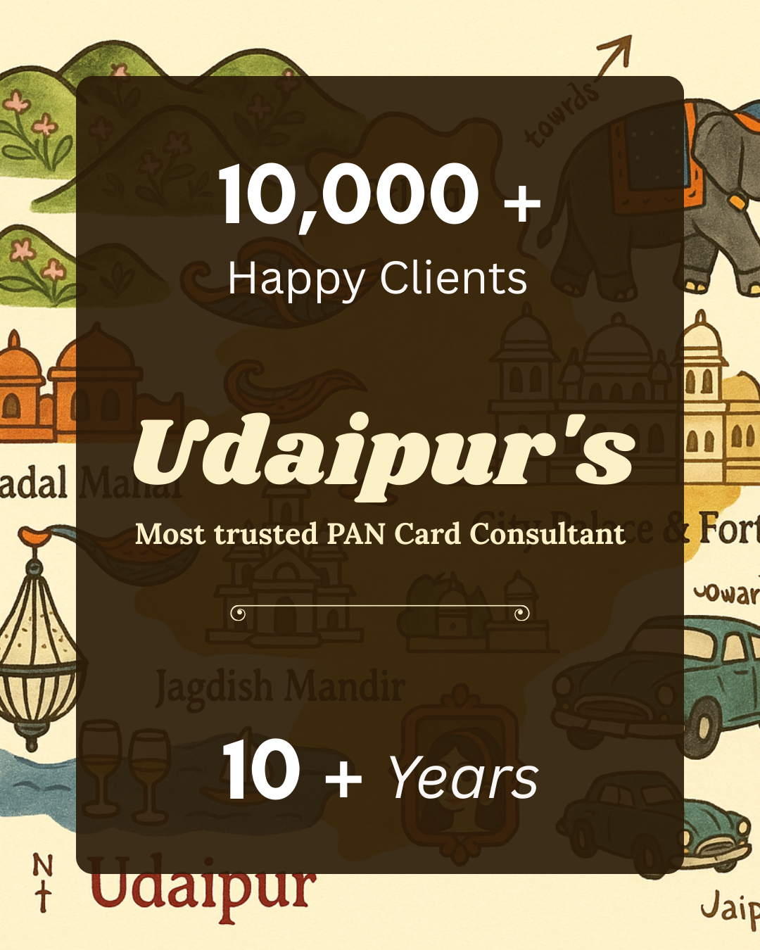 Trusted PAN card consultants in Udaipur with years of experience near Court Circle